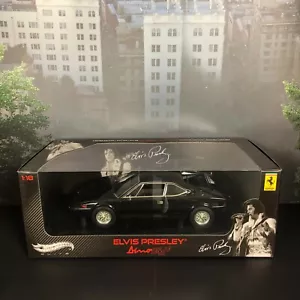 HOTWHEELS ELITE - 1/18 SCALE FERRARI DINO 308 GT4 (ELVIS PRESLEY OWNED) EDITION - Bild 1 von 24