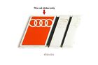 Audi S2 Coupe 80 B4 S4 S6 A6 C4 A4 B5 S8 A8 D2 Badge Sticker Emblem Logo Red Audi S4