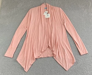 Tori Richard Women's Draped Cover-Up Open Front Cardigan Sweater Topper L NWT - Picture 1 of 10