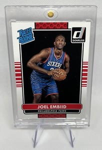 2014-15 Donruss Joel Embiid Rated Rookie RC Rookie Card #203 76ers 🔥