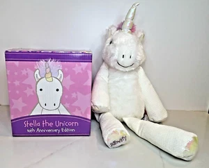 SCENTSY Buddy Stella the Unicorn White Silver Horn 10th Anniversary NO SCENT EUC - Picture 1 of 15