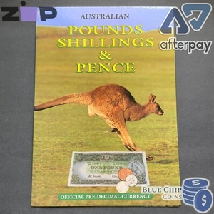 Australian Pre-decimal Currency Pounds Shillings & Pence Collection Folder - Bild 1 von 5