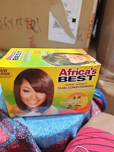 Africa's Best Herbal Intensive Dual Conditioning No Lye Relaxer System Regular - Picture 1 of 11