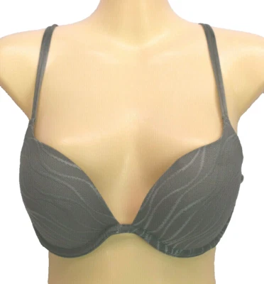 Sujetador Wacoal Push Up con Aros Verde Salvia Estampado Animal 32 D Estilo #858146 Foto 1 de 4