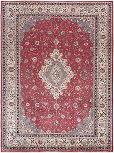 Hamedan Shahrbaft Handgeknüpfter Perserteppich 362x273 cm-Orient,Carpet,Rug,Rot - Picture 1 of 12