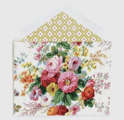 Tarjetas de notas florales plegadas Anna Griffin Annalise Foto 1 de 4