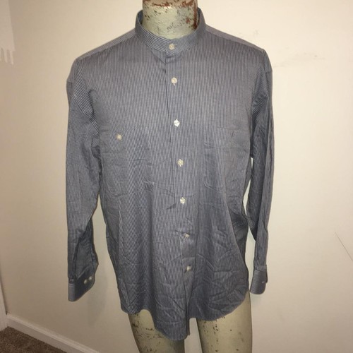 SAINT LAURENT (YSL) Camicia abito a scacchi blu Yves Saint Laurent 16 5 32 33