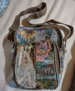 Women's mini backpack bag:  Mini Size; canvas wildlife print  - Picture 1 of 7