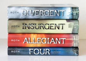 DIVERGENT Complete Series Lot of 4 (#1-4) Matched Set of HARDCOVER Books - Roth - Picture 1 of 3