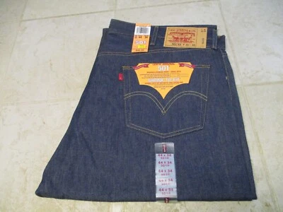 Jeans Levis 501xx Botón Mosca 44 34 Pestaña Roja México #1 De Colección Nuevo Con Etiquetas Deadstock Foto 1 de 4