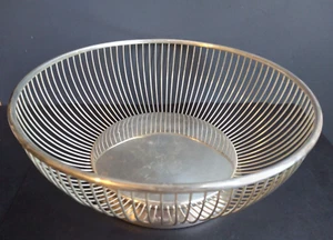 Gorham Silber Obstschale YC742, 9,5" Draht, rund - Bild 1 von 5