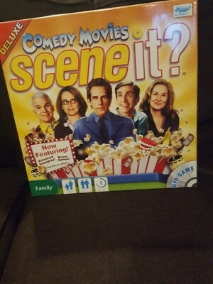 Scene It? Comedy Movies Deluxe Family DVD Board Game Brand New Sealed - Image 1 of 2