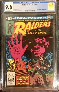 Raiders of the Lost Ark #1 CGC 9.6 NM+ WHITE PAGES (1981) - Picture 1 of 5