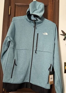 The North Face PIONEER PEAK FULL ZIP Size M Brand New - Algae Blue Heat - Picture 1 of 5