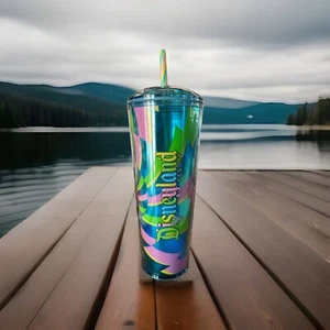 Piruleta Starbucks Disney Eats Disneyland azul 24 oz. Vaso Venti vaso frío nuevo con etiquetas - Imagen 1 de 3