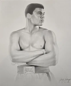 Muhammad Ali 20" X 24" By Artist Gary Saderup - Picture 1 of 2