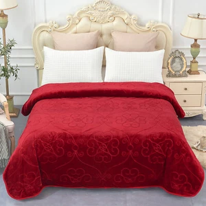 Silky Queen King Bed Blanket Thick Reversible Korean Mink Blanket for All Season - Picture 1 of 88