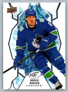 2021-22 Upper Deck Ice #12 Brock Boeser Vancouver Canucks - Picture 1 of 2