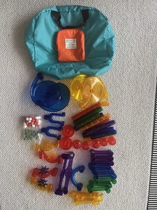 Glowing Marble Run Super Set-with Glow-in-the-Dark Marbles, Anti-Wobble, Durable - Picture 1 of 5