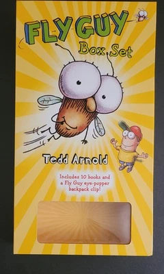 10 Books! 2018 Fly Guy Box Set By Tedd Arnold SCHOLASTIC  - Image 1 of 4