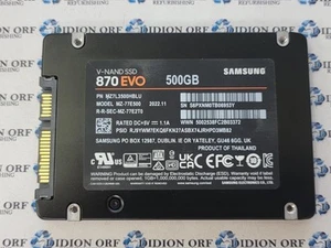 SSD SATA SAMSUNG 500 Go 2,5" MZ-77E500, Grade A, Réf. 14757 - Photo 1/2