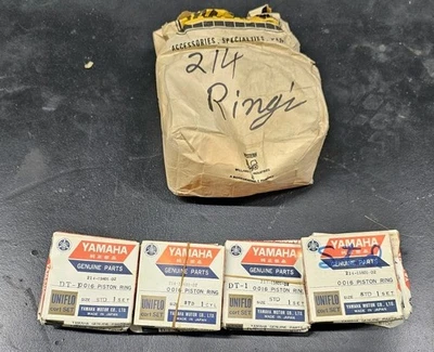 Nuevo Lote Cantidad20 1968-1970 Yamaha DT1 STD ANILLOS DE PISTÓN 214-11601-02 Foto 1 de 4