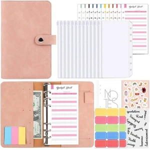 Sitengle A6 Binder, 6 Holes, Budget Binder, PU Leather, 12 Pockets, Convenient S - Picture 1 of 7