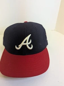 Vintage Diamond New Era Atlanta Braves 1999 World Series Fitted Hat Size 7 - Bild 1 von 16
