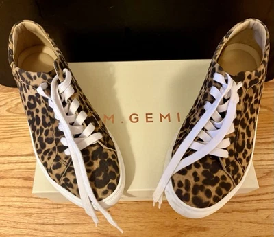 M. Gemi The Palestra Due Zapatillas Estampado Leopardo Zapatos Talla 39 Foto 1 de 4