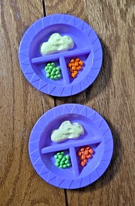 Vtg 2004 Dora The Explorer Big Sister Dora Set Of Original Plates Replacement - Picture 1 of 4