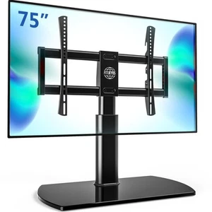 Universal TV Stand, Swivel TV Table Stand for 32-65 70 75 Inch Flat Screen, T... - Picture 1 of 7