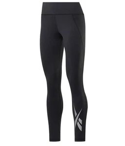 Reebok Womens Lux 2 Compression Athletic Pants, Black, Small - Picture 1 of 2