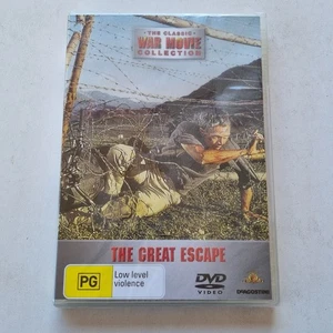 The Great Escape (DVD, 1963) PAL Region 4 (Steve McQueen, James Garner) SEALED - Picture 1 of 4
