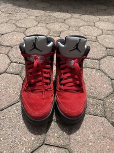 Air Jordan 5 DMP Raging Bull sz 10 360968-991 toro red 2009 suede defining - Picture 1 of 11