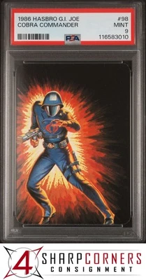 1986 HASBRO G.I. JOE #98 COBRA COMMANDER PSA 9 - Image 1 of 3