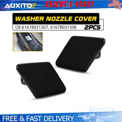 Tapas de cubierta de arandela de faros delanteros para BMW 325i 328i 330i 335i 2006-2008 2-10X Foto 1 de 4