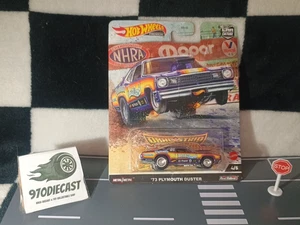 Hot Wheels Car Culture NHRA '73 Plymouth Duster 4/5 Car Dragstrip Demons 1:64 - Imagen 1 de 4