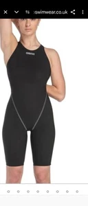 Arena Women's Powerskin St Next Open Back Swimsuit Swimming Costume Racing UK 22 - Picture 1 of 15