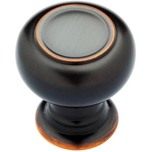 Liberty Porter P33743C-VBC-C 1-1/8 "Delta Oil Frotado Perilla de bronce - Imagen 1 de 1