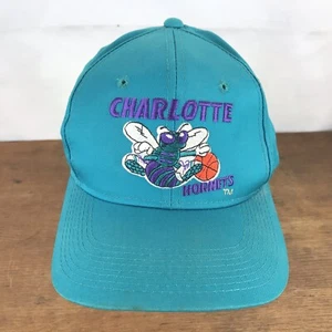Vintage Charlotte Hornets NBA Hat Cap Snapback One Size - Picture 1 of 7