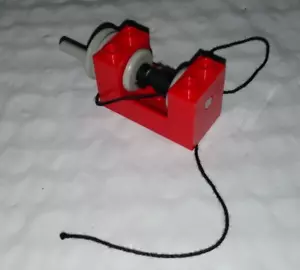 Used LEGO Red 2 x 4 x 2 Winch & w/o hook Towball 73037 - 30395 - Picture 1 of 2