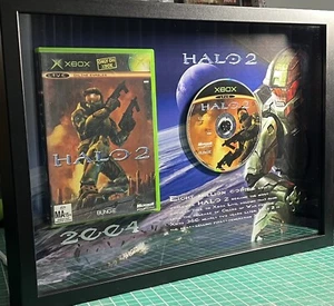 Halo 2 Xbox Game in shadow box Wall Art - Picture 1 of 12