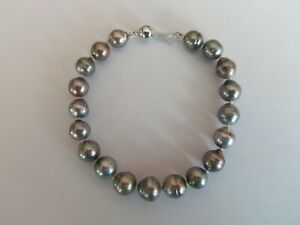 superbe bracelet 19 perles de Tahiti baroques neuf