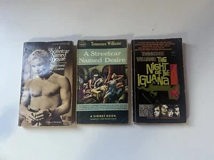 Vintage Set Of 3 Play Books By Tennessee Williams - Streetcar Named Desire - Picture 1 of 7