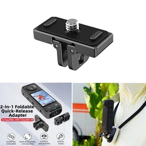 Adaptateur magnétique à libération rapide 1/4 pour caméra de sport panoramique Insta360 X4 - Photo 1 sur 19