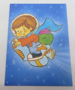 Vintage Mini Birthday Greeting Card 1982 American Greetings SPACE ALIEN B-DAY - Imagen 1 de 6