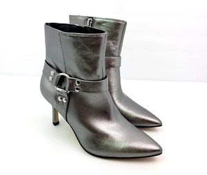Jessica Simpson Darnina Womens Size 6 Silver Fashion 3" Bootie Heels Shoes - Picture 1 of 14