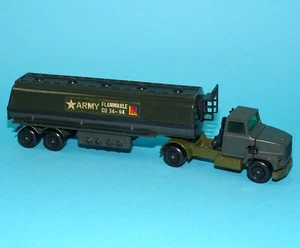 MATCHBOX BATTLE KINGS K-115 FORD ARMY PETROL TANKER TRUCK 100% COMPLETE 1977 ... - Picture 1 of 8