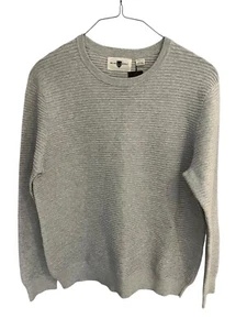 Black Brown 1826 mens XL crew neck solid gray sweater NWT - Picture 1 of 7