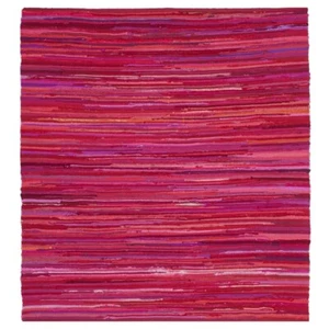 SAFAVIEH Rag Rug RAR130R Handwoven Red / Multi Rug - Picture 1 of 26